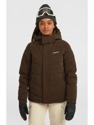 O'Neill Kurtka narciarska w kolorze brązowym rozmiar: XL. Brązowe kurtki narciarskie i snowboardowe damskie O'neill, m, bez wzorów, bez kaptura, narciarskie. Za 522.14 zł.