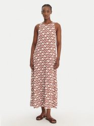 Max Mara Beachwear Sukienka letnia Paste 2616621069 Miedziany Regular Fit. Brązowe sukienki damskie Max Mara Beachwear, na lato, xs, bez wzorów, z wiskozy, bez kołnierzyka, bez ramiączek. Za 1,279.00 zł.