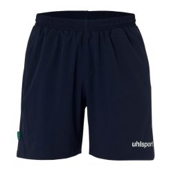 Szorty Uhlsport Essential Evo. Niebieskie szorty damskie UHLSPORT, bez wzorów, sportowe. Za 191.50 zł.
