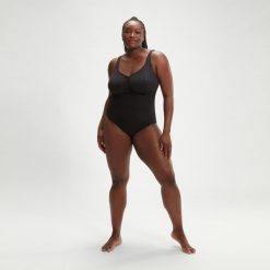 Strój kąpielowy jednoczęściowy damski na basen Speedo Aquanite. Czarne stroje jednoczęściowe damskie Speedo, m, bez wzorów. Za 540.06 zł.