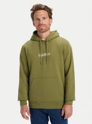 Quiksilver Bluza EQYFT05136 Khaki Regular Fit. Brązowe bluzy bez kaptura męskie Quiksilver, l, z bawełny. Za 229.99 zł.