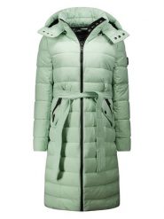 Canadian Peak Płaszcz zimowy "Cabimeak" w kolorze miętowym rozmiar: L. Zielone płaszcze damskie Canadian Peak, na zimę, l, bez wzorów, z puchu. Za 260.99 zł.