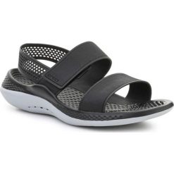 Sandały Crocs LiteRide 360 Sandal 206711-02G czarne. Czarne sandały męskie z materiału, bez zapięcia. Za 374.47 zł.