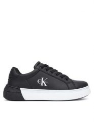 Calvin Klein Sneakersy V3X9-83468-1355 D Czarny. Czarne buty sportowe chłopięce CALVIN KLEIN, ze skóry, bez zapięcia. Za 429.99 zł.