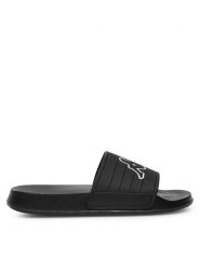 Kappa Klapki SS24-W2 Czarny. Czarne klapki damskie Kappa, bez wzorów, z syntetyku, bez obcasa. Za 79.99 zł.