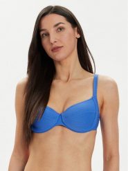 Selmark Góra od bikini BJ511 Niebieski. Niebieskie bikini damskie SELMARK, bez wzorów. Za 399.99 zł.