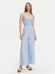 Billabong Sukienka letnia EBJWO03003 Niebieski Regular Fit. Niebieskie sukienki damskie Billabong, na lato, s, bez wzorów, z bawełny, bez kołnierzyka, bez ramiączek. Za 329.99 zł.