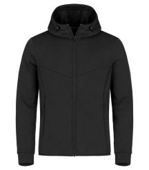Clique Hayden kurtka z kapturem w tkaninie air-layer — czarna. Czarne kurtki męskie CLIQUE, xl, bez wzorów, z elastanu, z kapturem. Za 251.17 zł.