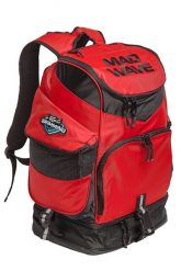 Plecak Mad Wave Team 36L – czerwony. Czarne plecaki damskie MAD WAVE, bez wzorów, z materiału, sportowe. Za 403.55 zł.