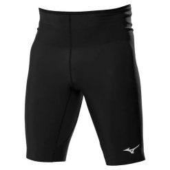 Cuissard Mizuno Sonic Tight. Czarne szorty męskie Mizuno, l, z materiału, do biegania. Za 647.50 zł.