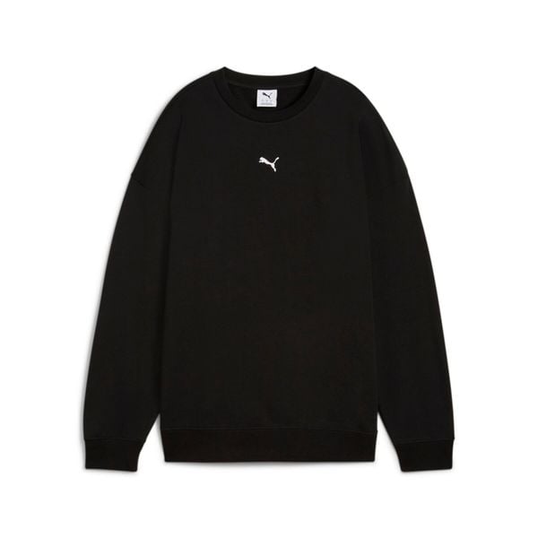 Puma Bluza Ess Oversized Tr 68540101. Czarne bluzy bez kaptura damskie Puma, l. Za 177.99 zł.