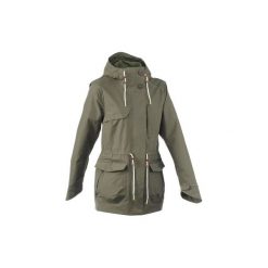 Kurtka turystyczna NH500 WTP protect damska. Czerwone kurtki damskie QUECHUA, l, bez wzorów, z materiału, bez kaptura. Za 169.99 zł.