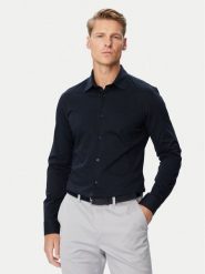 BOSS Koszula Mysoft 50519748 Granatowy Regular Fit. Niebieskie koszule męskie Boss, m, bez wzorów, bez kołnierzyka, bez ramiączek. Za 499.99 zł.