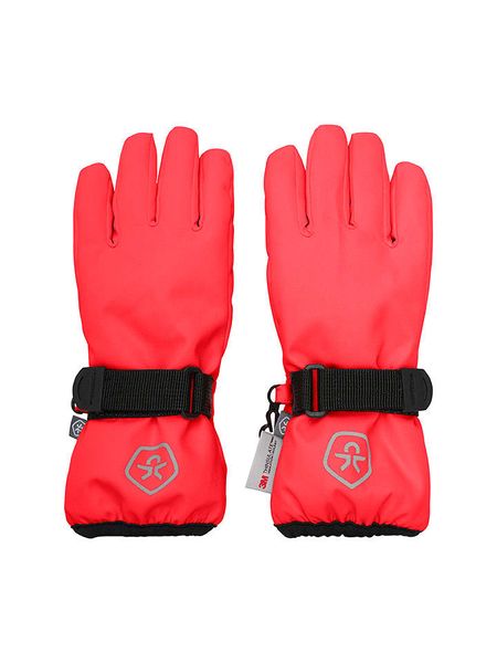 Color Kids Rękawiczki funkcyjne w kolorze czerwono-różowym rozmiar: 128-140. Czerwone rękawiczki dziecięce Color Kids, ze skóry, bez ramiączek. Za 95.92 zł.