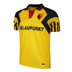 Koszulka retro piłkarska dla dorosłych - Watford FC 1994-95 - Żółta. Żółte t-shirty sportowe męskie COPA FOOTBALL, s, bez ramiączek, do piłki nożnej. Za 296.55 zł.