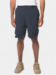 Jack Wolfskin Szorty materiałowe Kalahari 1508381 Granatowy Regular Fit. Niebieskie szorty męskie Jack Wolfskin, z materiału, bez kołnierzyka. Za 239.99 zł.