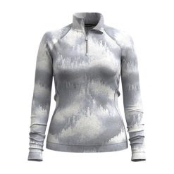 Bluza damska Smartwool Classic Thermal Merino Base Layer 1/4 Zip Boxed. Szare bluzy bez kaptura damskie Smartwool, s, z wełny. Za 459.99 zł.