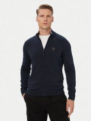 Aeronautica Militare Kardigan 262MA1632UL00506 Granatowy. Niebieskie kardigany męskie AERONAUTICA MILITARE, m, bez wzorów, z bawełny, bez kołnierzyka. Za 679.99 zł.