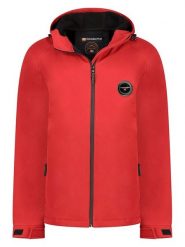 Canadian Peak Kurtka softshellowa "Tamigoglasseak" w kolorze czerwonym rozmiar: S. Czerwone kurtki outdoor męskie Canadian Peak, s, bez wzorów, z materiału, bez kaptura. Za 144.92 zł.