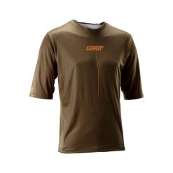 Koszulka rowerowa Leatt MTB Gravity 4.0. Brązowe t-shirty sportowe męskie LEATT, m, z bawełny, bez ramiączek, rowerowe. Za 296.99 zł.