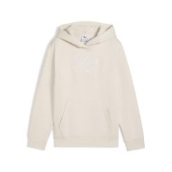 Młodzieżowa bluza z kapturem Essentials Script PUMA. Czerwona bluzy z kapturem damskie Puma, m, z dzianiny. Za 133.99 zł.