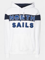 North Sails Bluza 691250 Biały Regular Fit. Białe bluzy bez kaptura męskie North Sails, m, z bawełny. Za 309.99 zł.