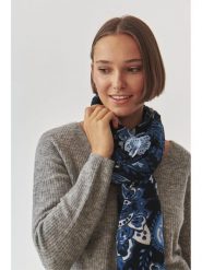 TATUUM Szal w kolorze granatowym - 180 x 86 cm rozmiar: onesize. Niebieskie szaliki i kominy damskie Tatuum, bez wzorów, z bawełny. Za 122.09 zł.