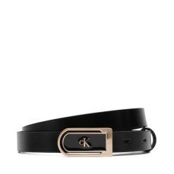 Pasek Calvin Klein. Czarne paski damskie CALVIN KLEIN, bez wzorów. Za 209.99 zł.