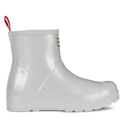 Kalosze Hunter. Szare kalosze damskie Hunter, bez wzorów. Za 399.99 zł.