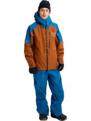 Burton Kurtka narciarska "[ak] Cyclic GORE-TEX 2L" w kolorze niebiesko-jasnobrązowym rozmiar: M. Brązowe kurtki narciarskie i snowboardowe damskie Burton, l, bez wzorów, z gore-texu, bez kaptura, narciarskie, gore-tex. Za 1,379.95 zł.