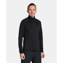 Męska bluza techniczna Kilpi MONTALE-M. Czarne bluzy bez kaptura męskie Kilpi, l, z materiału. Za 215.49 zł.