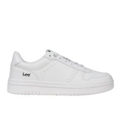 Buty męskie sportowe Lee Milo 50251040 1FG białe. Białe buty sportowe na co dzień męskie z gumy, bez zapięcia. Za 289.82 zł.