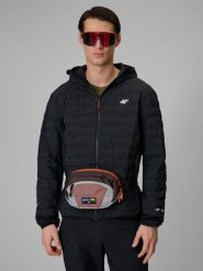 4F Kurtka trekkingowa z wypełnieniem Primaloft Silver męska - czarna XXL. Czarne kurtki męskie 4f, l, bez wzorów, z materiału, bez kaptura. Za 399.99 zł.