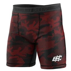 Spodenki Vale Tudo do MMA męskie EXTREME HOBBY HAVOC. Czerwone szorty męskie EXTREME HOBBY, z elastanu, bez kołnierzyka. Za 179.00 zł.
