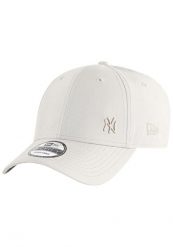 Czapka baseballowa 9forty New York Yankees Tonal. Białe czapki męskie New Era, bez wzorów, z materiału, eleganckie. Za 150.50 zł.