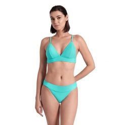 Strój kąpielowy damski dwuczęściowy kostium bikini basen Arena Essentials. Niebieskie bikini damskie Arena, bez wzorów. Za 179.99 zł.