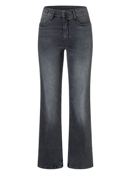 MAC Dżinsy "Laura" w kolorze antracytowym rozmiar: 40/L30. Czarne jeansy damskie MAC, z podwyższonym stanem. Za 195.99 zł.