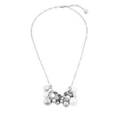 Naszyjnik Furla. Szare naszyjniki damskie Furla, srebrne. Za 529.99 zł.