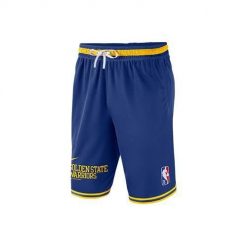 Spodnie koszykarskie męskie Nike Nba Golden State Warriors. Niebieskie szorty męskie Nike, bez wzorów, sportowe. Za 229.00 zł.