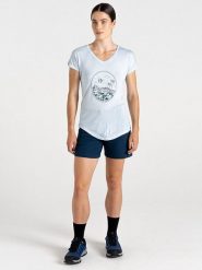 Dare 2b Koszulka sportowa "Serene Tee" w kolorze białym rozmiar: 46. Białe bluzki sportowe damskie Dare 2b, bez wzorów, z wiskozy, bez ramiączek. Za 48.28 zł.
