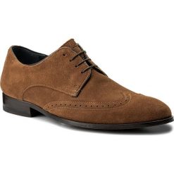 Półbuty JOOP! - Kleitos 4140003941 Cognac 703. Brązowe półbuty męskie Joop!, z materiału, bez zapięcia. W wyprzedaży za 399.00 zł.