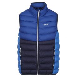 Kurtka puchowa bez rękawów Regatta Harrock II. Niebieskie kurtki męskie Regatta, l, bez wzorów, z puchu, sportowe, bez kaptura. W wyprzedaży za 276.65 zł.