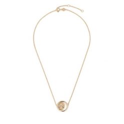 Naszyjnik Tory Burch. Żółte naszyjniki damskie Tory Burch, złote. Za 459.99 zł.