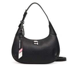 Torebka KARL LAGERFELD. Czarne torebki klasyczne damskie Karl Lagerfeld, bez wzorów, bez dodatków. Za 549.99 zł.