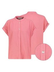 Eight2Nine Bluzka w kolorze różowym rozmiar: L/XL. Różowe bluzki damskie Eight2Nine, l, bez wzorów, z bawełny, bez kołnierzyka, bez ramiączek. Za 78.84 zł.