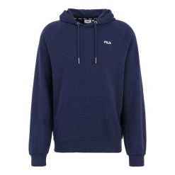 Bluza trekking męska Braives Reglan. Niebieskie bluzy z kapturem męskie Fila, m, z bawełny. Za 229.00 zł.
