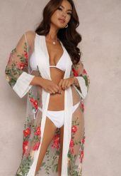 Biała Narzutka Wahli. Białe bikini damskie Renee, bez wzorów. Za 29.99 zł.