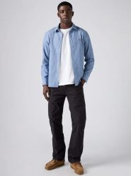 Levi's Dżinsy "505" - Regular fit - w kolorze czarnym rozmiar: W34/L30. Czarne jeansy męskie Levi's. Za 244.95 zł.