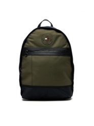 Tommy Hilfiger Plecak Th Blocked AM0AM12720 Khaki. Brązowe plecaki męskie Tommy Hilfiger, bez wzorów, z materiału. Za 329.99 zł.