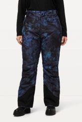 Damskie Spodnie funkcyjne spodnie narciarskie wodoodporne zapięcie na rzep. Niebieskie spodnie materiałowe damskie Ulla Popken, bez wzorów, z materiału, sportowe, plus size. Za 639.99 zł.